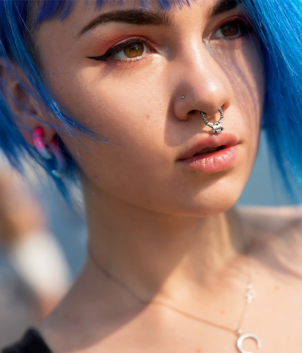 What do you think about double nose piercing, paired nostrils, or both  sides nostrils piercing? - Quora