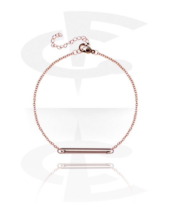 Halsketten, Modisches Armband, Rosé-Vergoldeter Stahl
