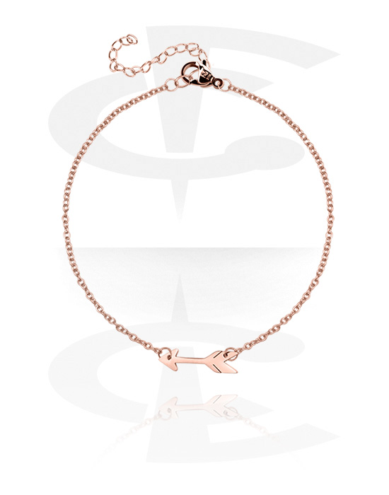 Náramky, Fashion Bracelet, Chirurgická oceľ 316L pozlátená ružovým zlatom