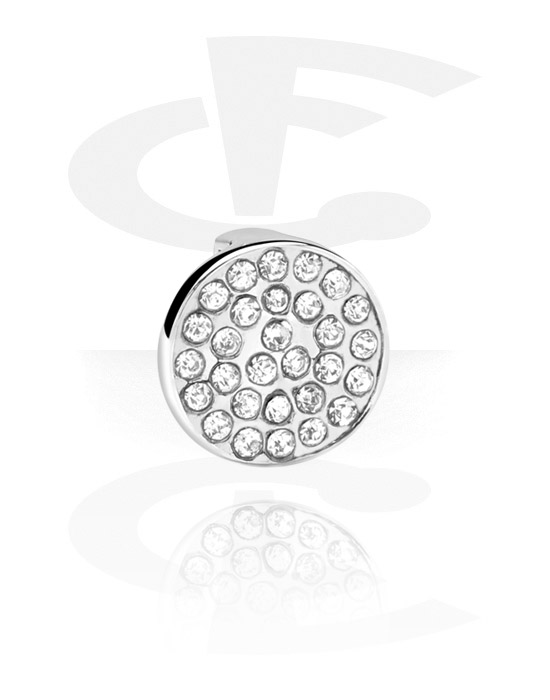 Ravne perlice, Plosnata perla za narukvice od plosnatih perli, Kirurški čelik 316L