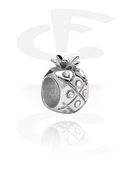 Perlice, Perla za narukvice od perli s kristalnim kamenjem, Kirurški čelik 316L