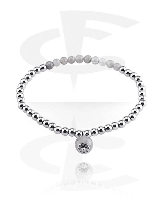 Bracelets, Bracelet en pierre naturelle, Cristal de roche, Élastique