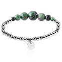Náramky, Náramok z korálikov, Synthetic Africa JadeAfrica Jade, Chirurgická oceľ 316L