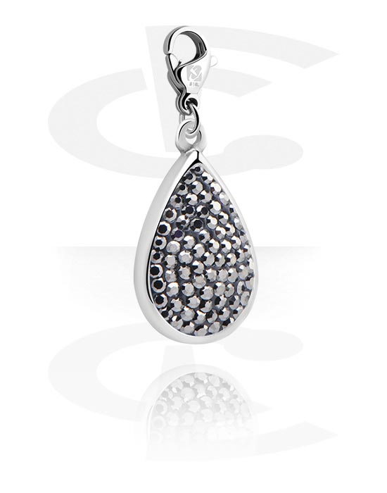 Charms, Charm with crystal stones, Surgical Steel 316L