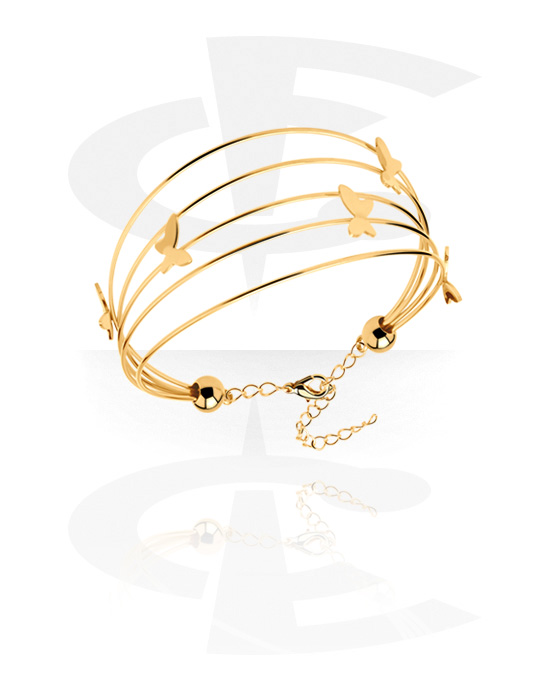 Náramky, Fashion Bangle, Gold-Plated Surgical Steel