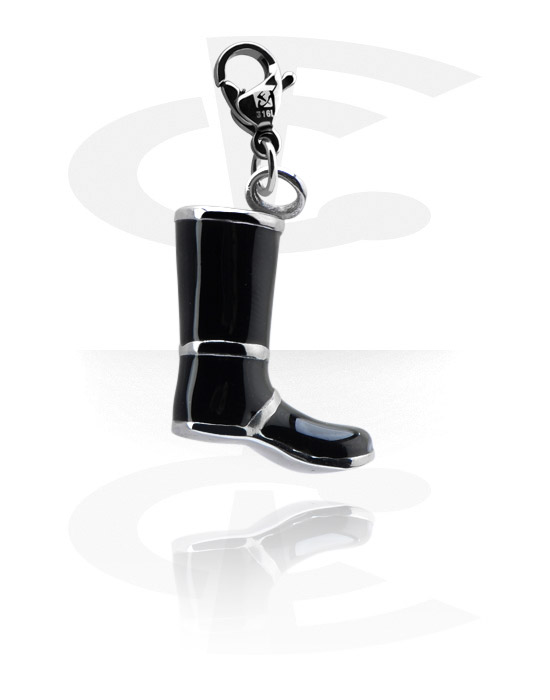 Charms, Charm with Shoe Design, Surgical Steel 316L