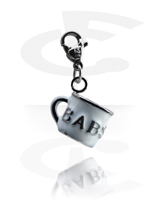 Charms, Charm for Charm Bracelets, Surgical Steel 316L