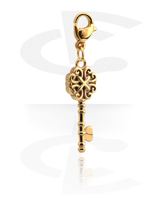 Pulseiras com charms, Charm for Charm Bracelets, Gold Plated Steel