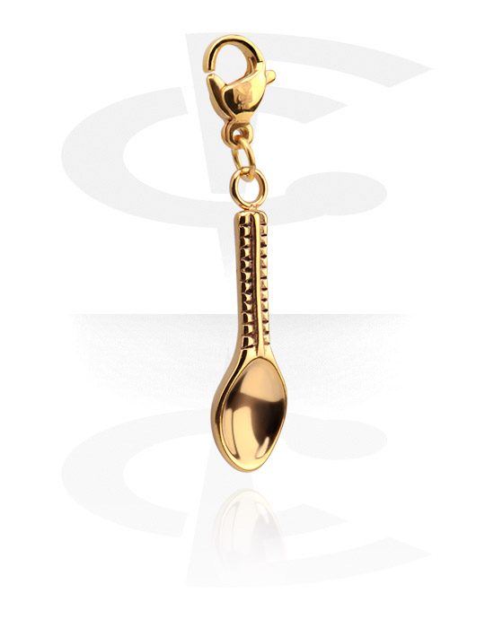 Náramky s príveskami, Charm for Charm Bracelets, Gold Plated Steel