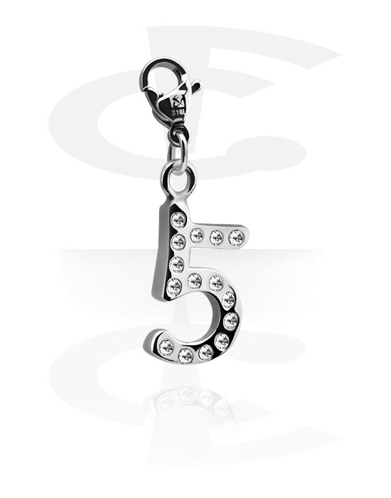 Porte-charms, Charm for Charm Bracelets, Acier chirurgical 316L