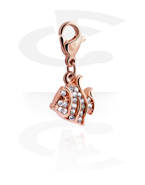 Armbånd med amuletter, Charm for charm-armbånd, Rosegold Plated Surgical Steel 316L