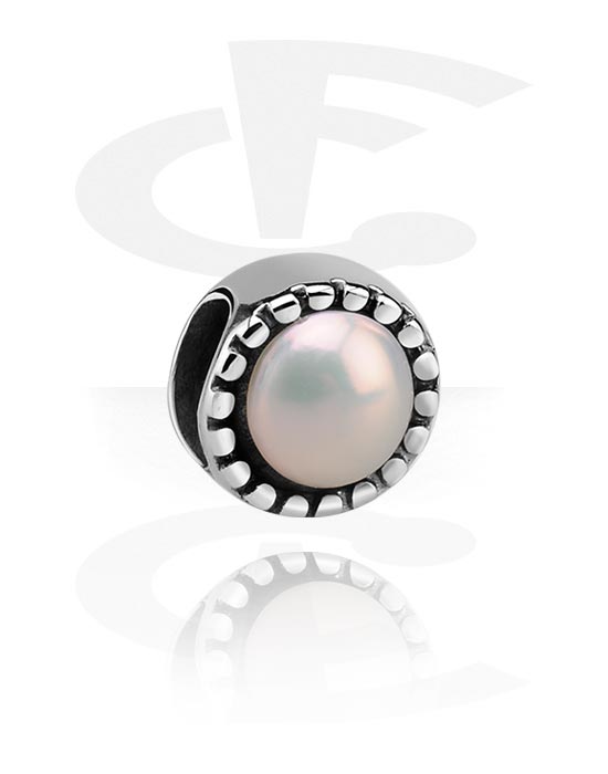 Ravne perlice, Plosnata perla za narukvice od plosnatih perli, Kirurški čelik 316L