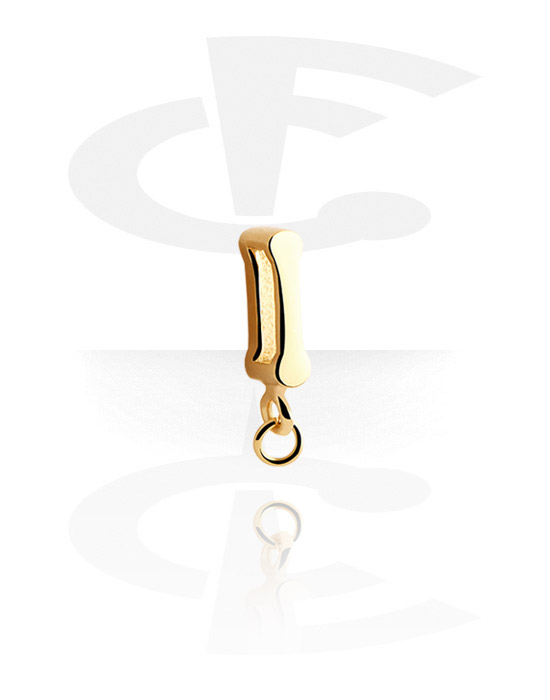 Flatbeads, Flatbead for Flatbead Bracelets, Gold Plated Surgical Steel 316L