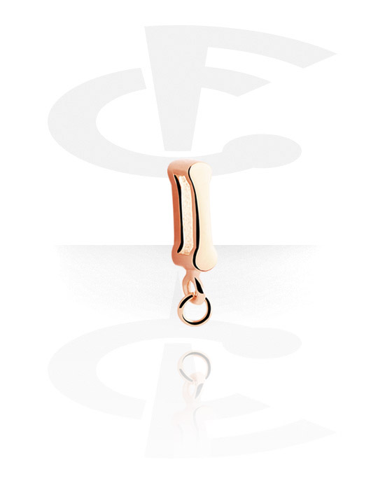 Flatbeads, Flate perler for perlearmbånd, Rosegold Plated Surgical Steel 316L