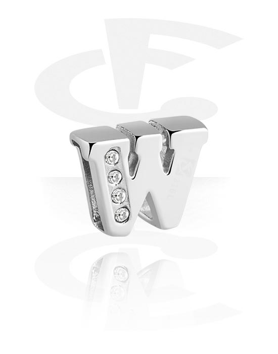 Ploché korálky, Flat-Bead for Flat-Bead Bracelets, Surgical Steel 316L