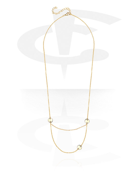 Halskjeder, Fashion Necklace, Gold Plated