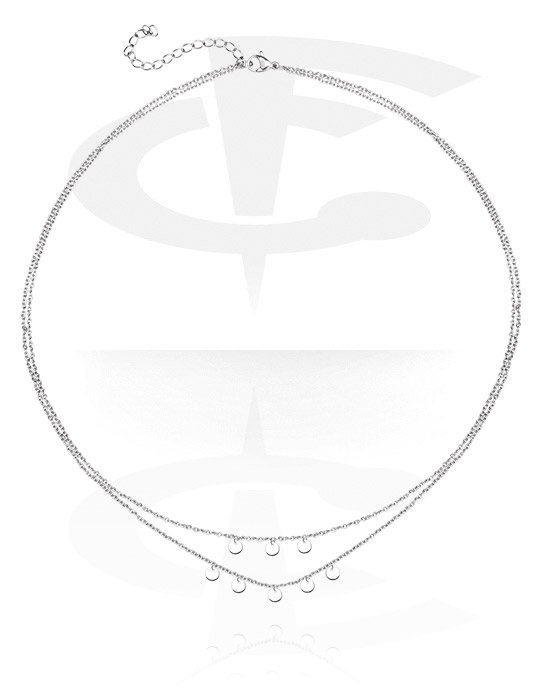 Halsketten, 2-Layered-Necklace, Chirurgenstahl 316L