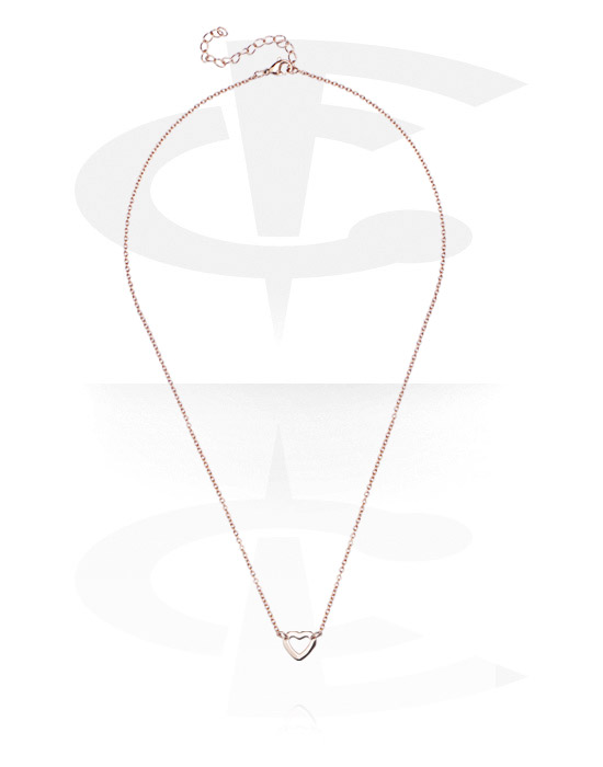 Nyakláncok, Fashion Necklace, Rose Gold Plated Steel