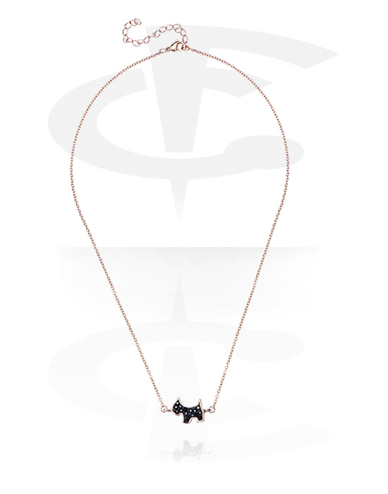 Necklaces, Fashion Necklace, Rose Gold Plated Surgical Steel 316L