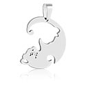 Anhänger, Kettenanhänger mit Katzen-Design, Chirurgenstahl 316L
