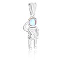Prívesky, Prívesok s Astronaut design, Chirurgická oceľ 316L