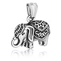 Prívesky, Prívesok s Motív slon, Chirurgická oceľ 316L