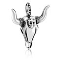 Prívesky, Prívesok s dizajnom býčia lebka, Chirurgická oceľ 316L