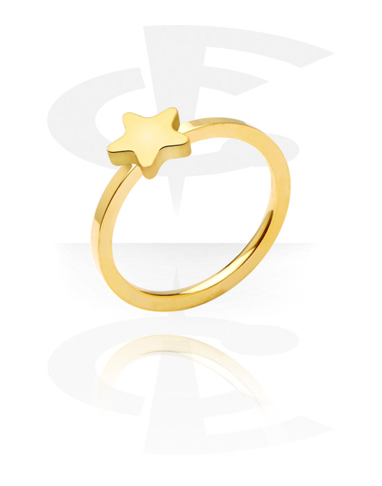 Gyűrűk, Ring, Aranyozott sebészeti acél, 316L