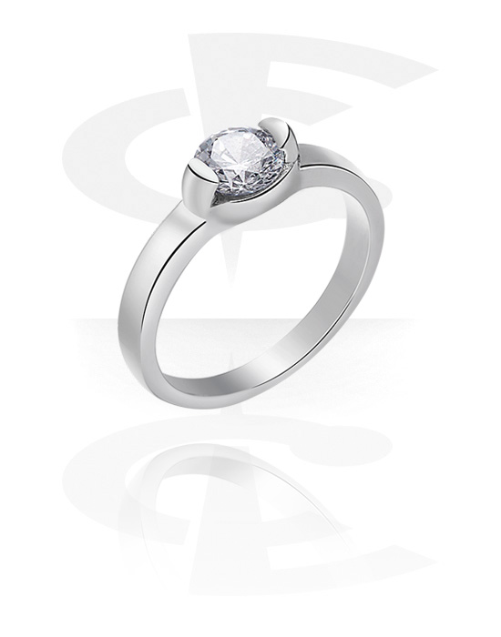 Ring with crystal