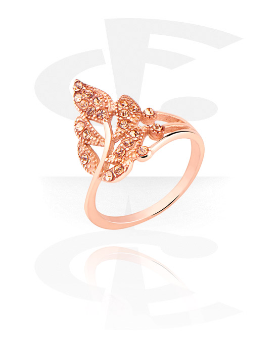 Ringer, Ring, Rosegold Plated Surgical Steel 316L