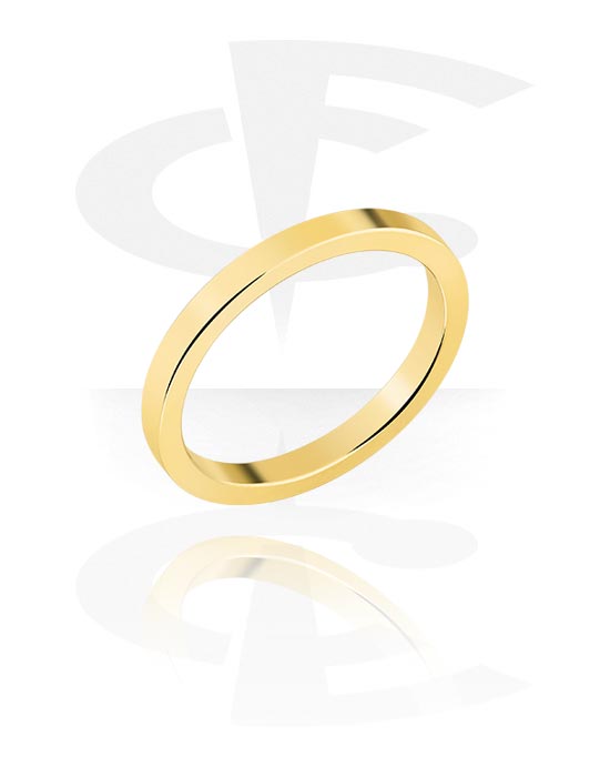 Gyűrűk, Midi Ring, Aranyozott sebészeti acél, 316L