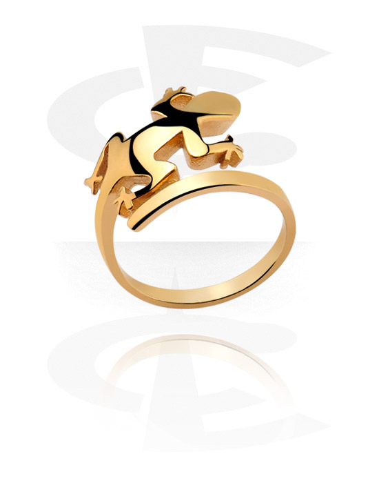 Rings, Midi Ring, Gold Plated Surgical Steel 316L