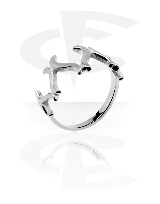 Gyűrűk, Közepes gyűrű, Sebészeti acél, 316L