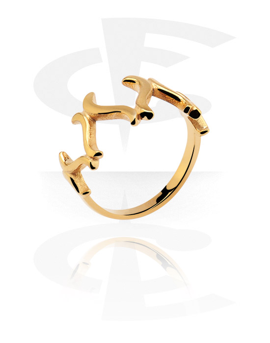 Prstene, Midi Ring, Gold Plated