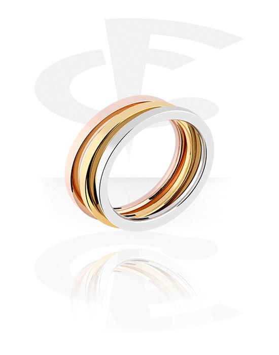 Rings, Midi Ring, Surgical Steel 316L, Gold Plated Surgical Steel 316L, Rose Gold Plated Surgical Steel 316L