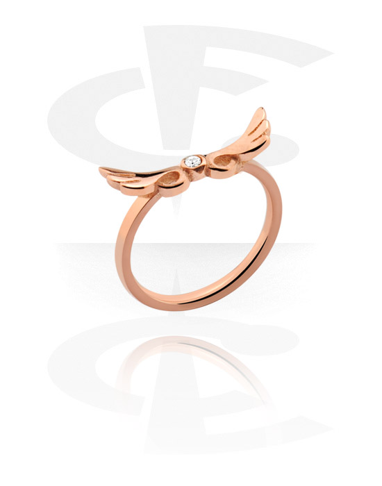 Prsteny, Midi kroužek, Chirurgická ocel 316L pozlacená růžovým zlatem