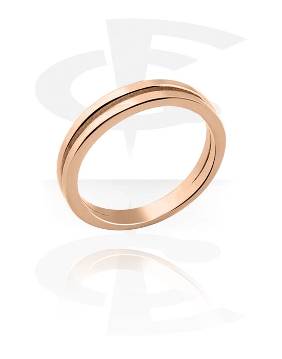 Prstene, Midi krúžok, Chirurgická oceľ 316L pozlátená ružovým zlatom
