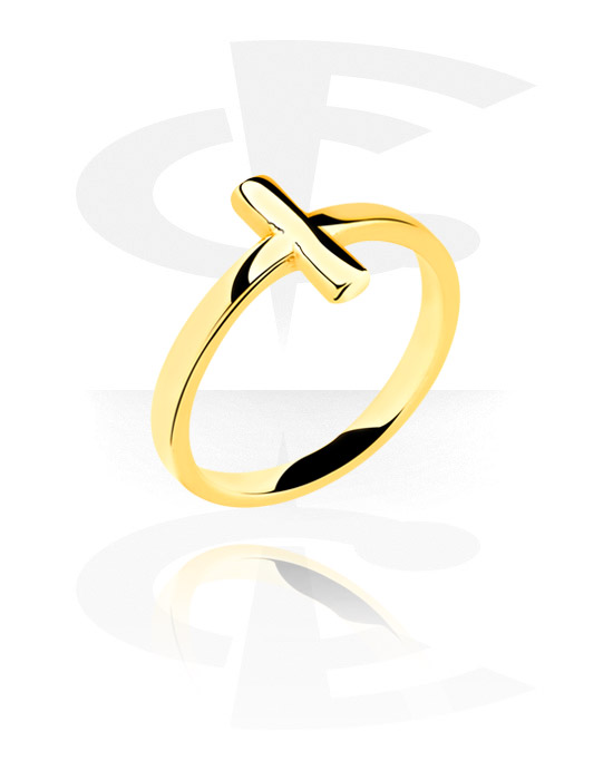 Prstani, Midi Ring, Gold Plated Surgical Steel