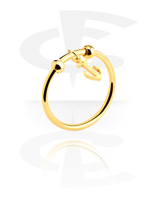 Prsteny, Midi Ring, Gold Plated Steel