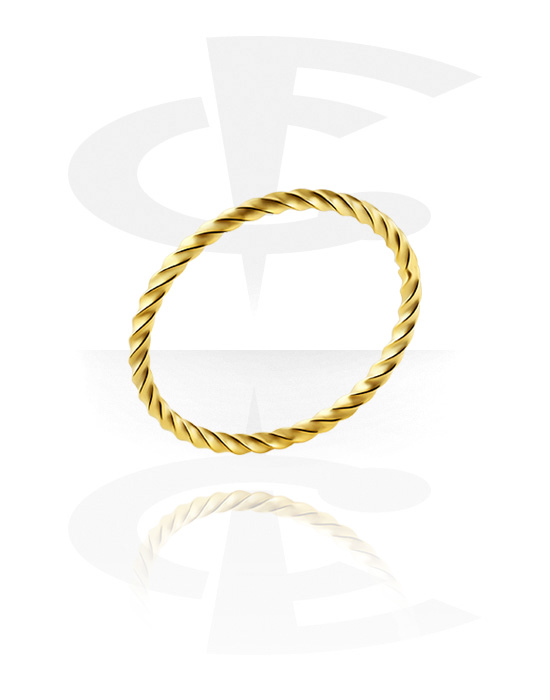 Gyűrűk, Gyűrű, Aranyozott sebészeti acél, 316L