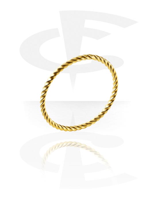 Rings, Ring, Gold Plated Surgical Steel 316L
