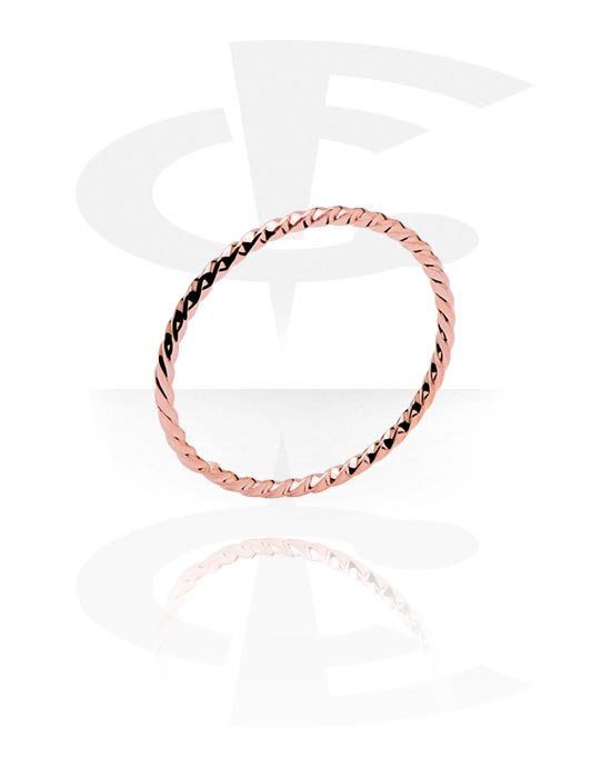 Prsteni, Prsten, Kirurški čelik pozlaćen ružičastim zlatom 316L