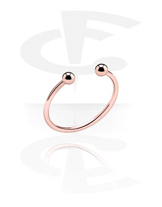 Gyűrűk, Gyűrű, Rózsa-aranyozott sebészeti acél, 316L