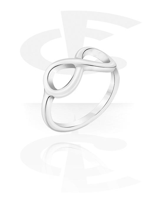 Anéis, Anel com símbolo do infinito, Aço cirúrgico 316L