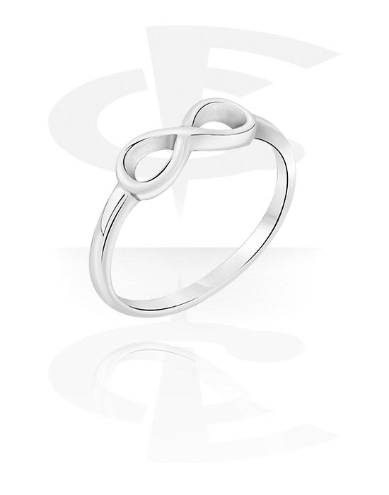 Anéis, Anel com símbolo do infinito, Aço cirúrgico 316L