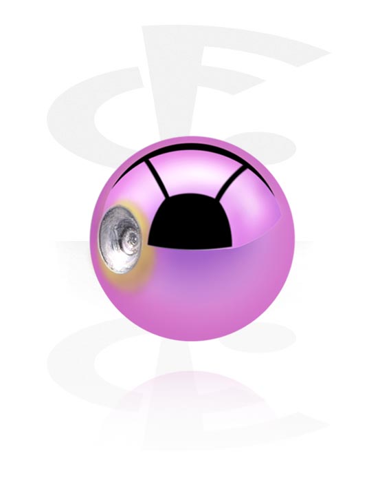 Boules, barres & plus, Boule pour ball closure ring (acier chirurgical, anodisé), Acier chirurgical 316L
