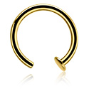 Piercings nez & Septums, Anneau ouvert pour le nez  (anodisé, acier chirurgical), Acier chirurgical 316L