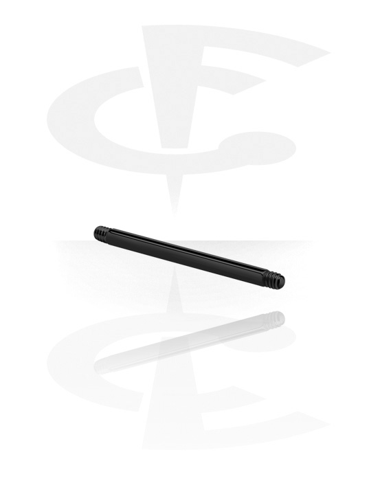 Guľôčky, štipce a ďalšie, Black Barbell Pin, Surgical Steel 316L