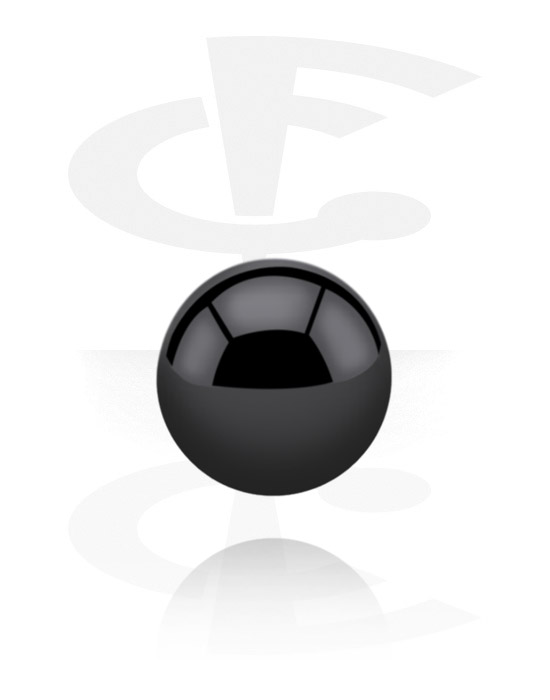 Kuler og staver ++, Black Micro Ball, Surgical Steel 316L