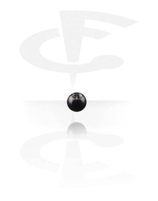 Kuler og staver ++, Black Micro Ball, Surgical Steel 316L